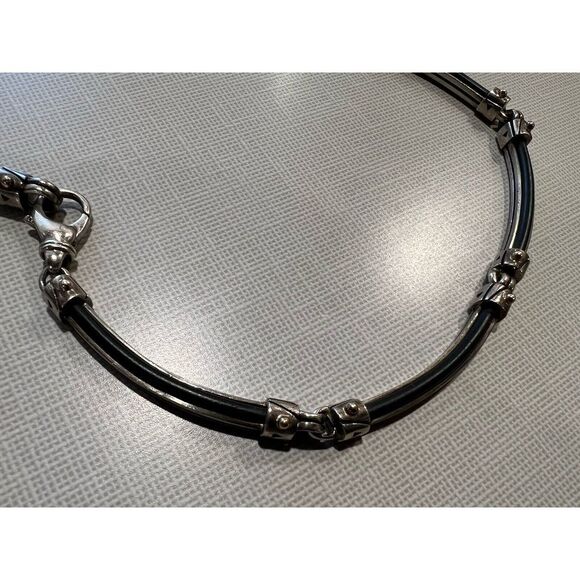 Vintage John Atencio Sterling Silver 18k JA SS Necklace - Picture 16 of 16